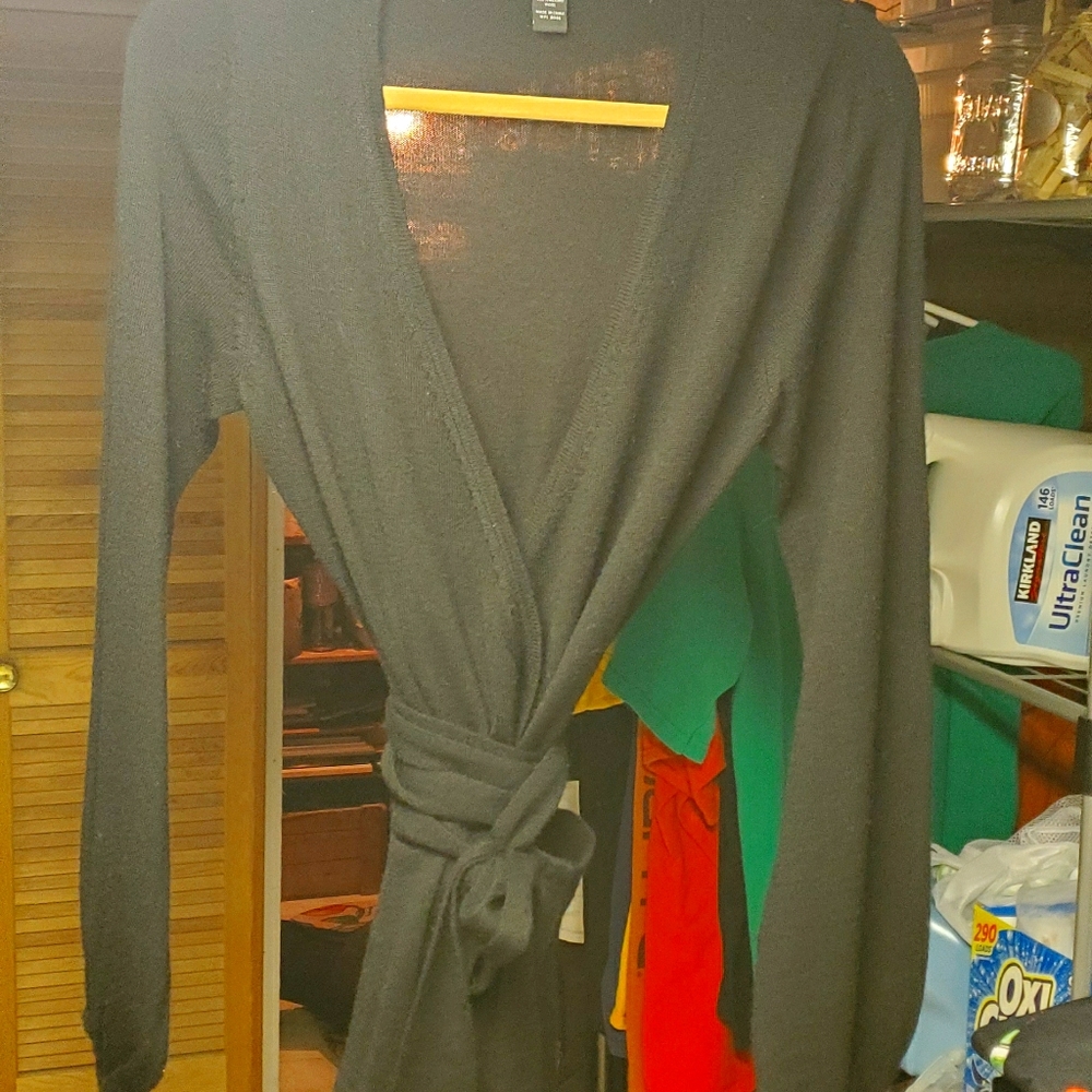 Wrap sweater